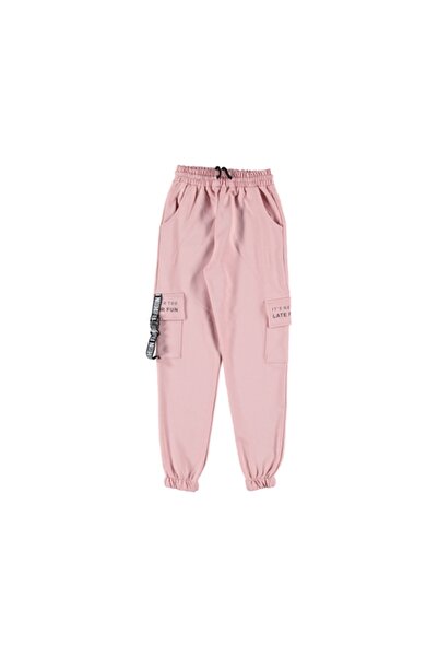 rainkids Kız Çocuk Pantolon / Eşofman altı Rahat ve Tarz Kompak Penye Kumaş