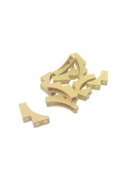 LEGO MOC Custom Accessory Creator Arch 1 x 3 x 3 Belt Tan 4 pieces to send