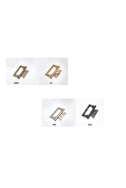 System MENTEŞE 10CM KELEBEK BİLYALI MAT SİYAH 3MM AL6 - SH102 AL6