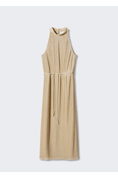 MANGO Woman Lureks Halter Yaka Elbise