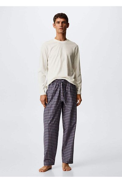 MANGO Man Set pijama lungă