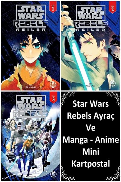 Çizgi Düşler Star Wars Rebels Asiler 1-2-3 Ciltler Manga | Star Wars Rebels A...