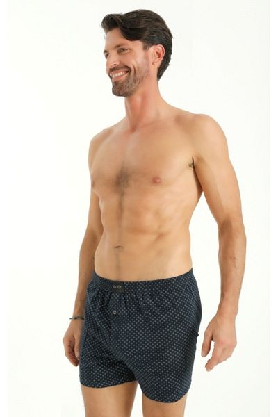 by İGP Men's Black Cotton Comfortable Boxer Briefs