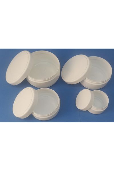 demethome Set de călătorie 4 bucăți 150-100-50-25 ml cutie goală din plastic pentru produse cosmetice-pomade-creme
