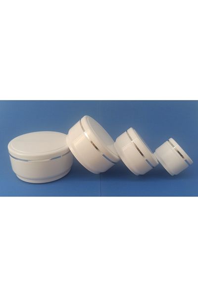 demethome Set de călătorie 4 bucăți 150-100-50-25 ml cutie goală din plastic pentru produse cosmetice-pomade-creme