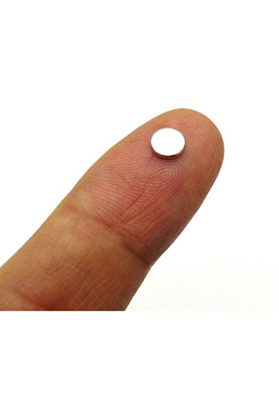 Hdg 500 Adet Çap 6mm X Kalınlık 1mm Yuvarlak Süper Güçlü Neodyum Mıknatıs
