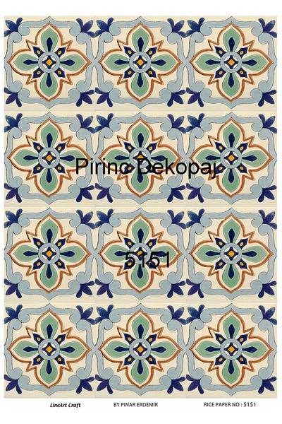 LİNEART LineArt Brass Decopage Paper LA-5151