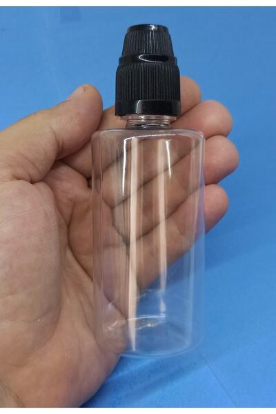 demethome 1 Adet 100 ml boş pet şişe İğne Uçlu tıpa Çocuk Kilitli Kapak Numune-likit-kolonya-parfüm-sıvı şişe