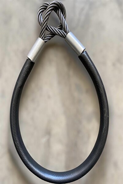 PADRİ motorsiklet 1,1 Metre 10 mm kesilmez Çelik Halat 10 Mm Kalınlık Motorsi...