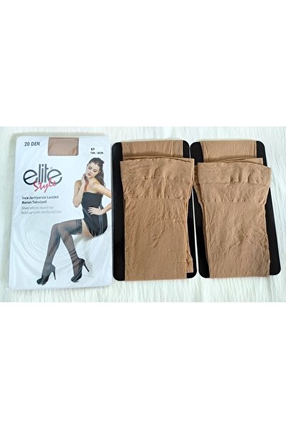 ELİTE STYLE Tanke čarape preko kolena bez podvezica, 3 KOMADA