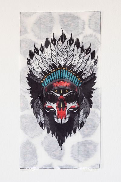 Lila Rosa Ethnic Patterned Bandana Neck Collar