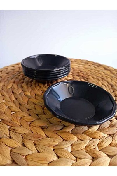 aksan plastik Tea Plate 50 Pack Red-Black-White-Transparent Tea Cup Saucer