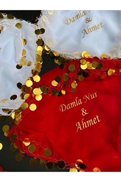 TAN EVENT İsimli Baskılı Halay Mendili,İsimli Halay Mendili,Kına ,Sünnet Düğü...