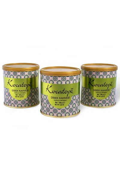 KOCATEPE KAHVE Kocatepe Dibek Coffee 100gr Tin 3 Pack