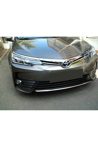 Titiz Krom Aksesuar Toyota Corolla 2016 Krom Ön Panjur Aksesuarı 2 Parça P. Ç...