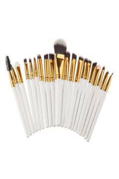 OLGUN KOZMETİK Набір пензлів білий, 20 шт.