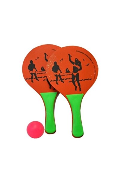Kızılkaya Oyuncak Raket Çocuk Beachbal Tahta - Stp-4000