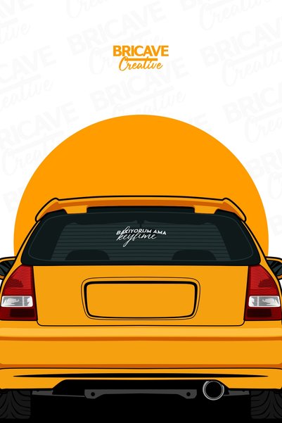 Bricave I'm Looking But I'm Enjoying It Writing JDM Car-Motorcycle Windshield Label Sticker 28x12cm