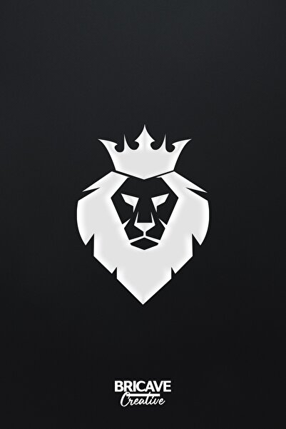 Bricave Aslan Kral JDM Araba-Motosiklet Cam Etiket Sticker 18x25cm