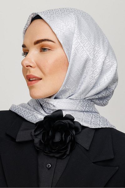 Mooncorn Forever Pattern Shiny Jacquard Shawl