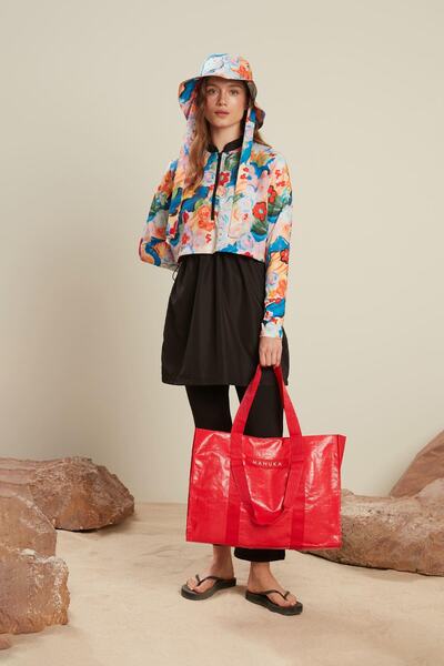 Manuka STRANDTÁSKA PIROS