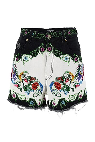 VERSACE JEANS COUTURE Yüksek Bel Normal Çok Renkli Kadın Şort 74HAD51P