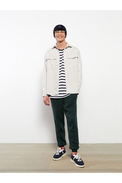 LC Waikiki Slim Fit Ανδρικό πλεκτό παντελόνι Jogger