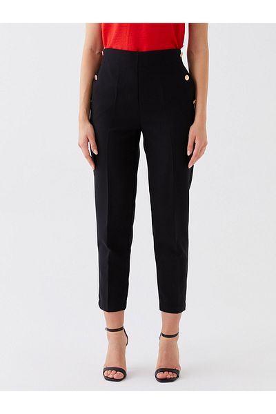 LC Waikiki Carrot Cut Women's Trousers with Elastic Waist