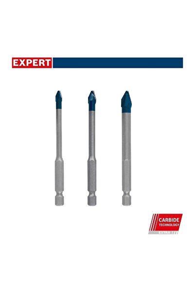 Bosch Expert HEX-9 3'lü 5-6-8 mm Sert Seramik Delme Ucu 2608900595