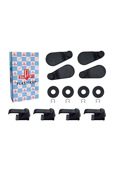 PLASTİKAP Tofaş Cam Açma Kapama Ve Iç Kapı Kolu 8'li Set Doğan Kartal Şahin M...