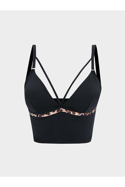 LC Waikiki Gemustertes Bralette ohne Bügel und ohne Füllung