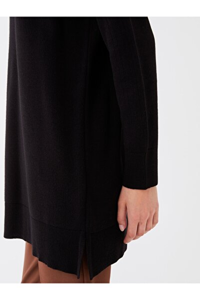 LC Waikiki Poloviční rolák s dlouhým rukávem Oversize dámská pletená tunika