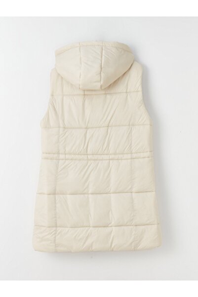 LC Waikiki Dámská Puffer Vesta s kapucí