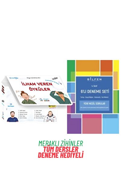 Üçgen Yayıncılık İlham Veren Öyküler Hikaye Seti+Bilfen 4. Sınıf 6'lı Deneme ...