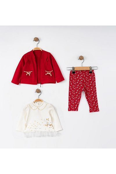 Tofigo Kids girl three piece suit