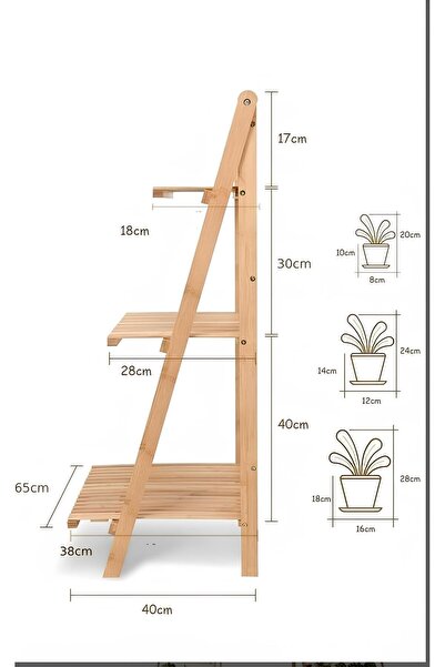 EHFM TİÇARET Çiçeklik Raf