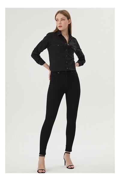 BROSERER Lamira ženske Visok struk uske farmerke Denim denim pantalona