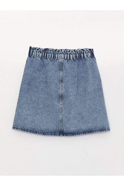 LC Waikiki Fustă Jeans Fata - Talie elastică