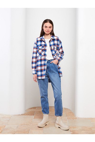 LC Waikiki Pantaloni de damă Mom Fit drepti