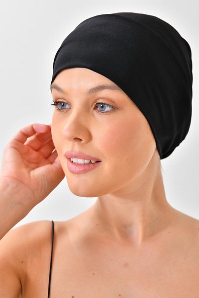 mirach Pool Cap Sea Cap Black Swimming Cap