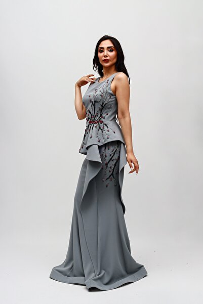 HaHelin Taş İşlemeli Balık Model Abiye