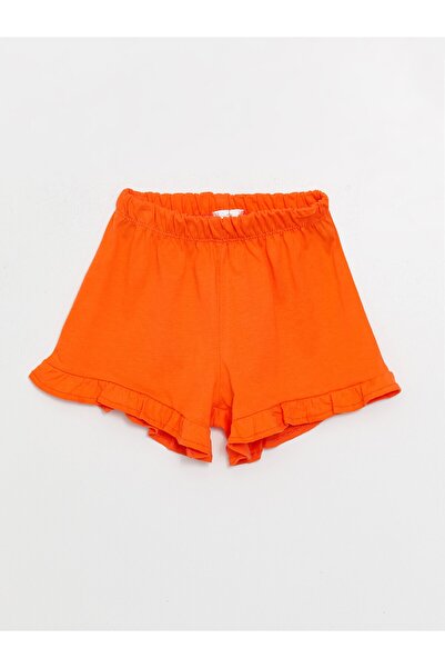 LC Waikiki Elastic Waist Baby Girl Shorts 2-Piece