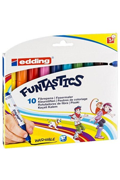 Edding Keçeli Kalem Kalın Funtastıcs 10 Lu Set Ed14K1099 / Edding