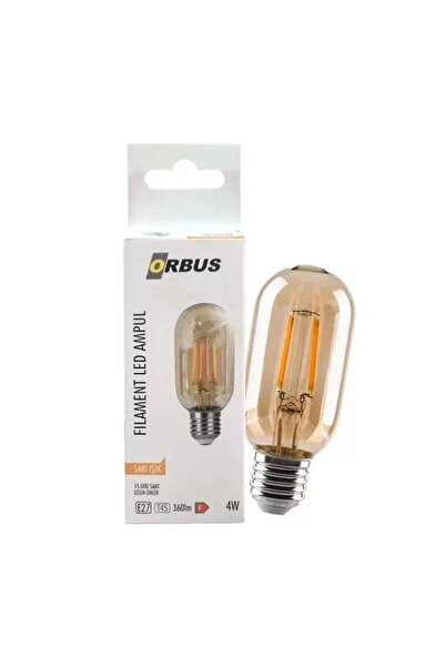 ORBUS Orb Ta45 4W E27 Amber Rustik 360 Lm Ampul / Orbus