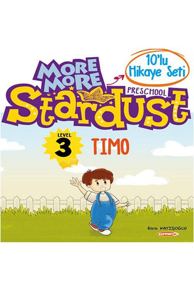 Kurmay Yayınları 0 MORE&MORE LEVEL 3 PRESCHOOL STARDUST 5-6 YEARS OLD STORY SET (10 BOOKS) AND CASPER CANDLEWACKS SET
