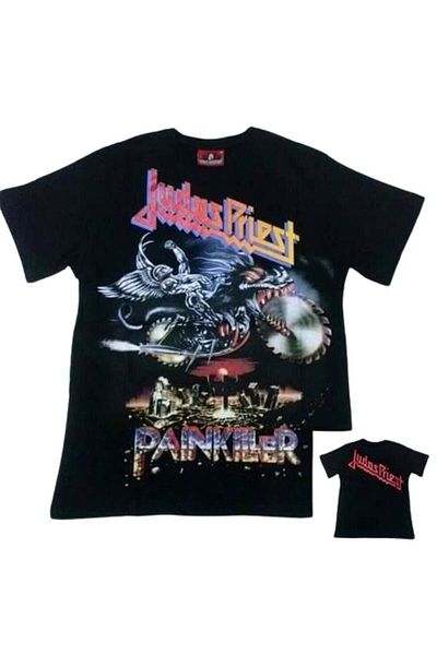 Metal Giyim Μαύρο ανδρικό μπλουζάκι Judas Priest
