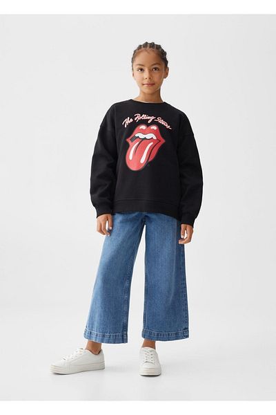 MANGO Kids Black Sweatshirt for Children