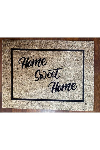 yok yok evim eve dair her şey Home Sweet Home Door Mat