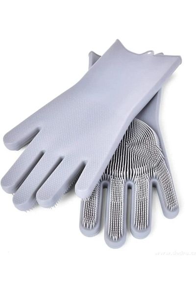 MorPort Silicone Dish, Vegetable, Fruit and Bath Washing Glove