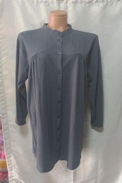 GÜZEL KAMAN GRAY SHIRT TUNIC LIGHT IN THE FRONT ROBADY WITH STRING USE QUALITY STYLISH BEAUTIFUL